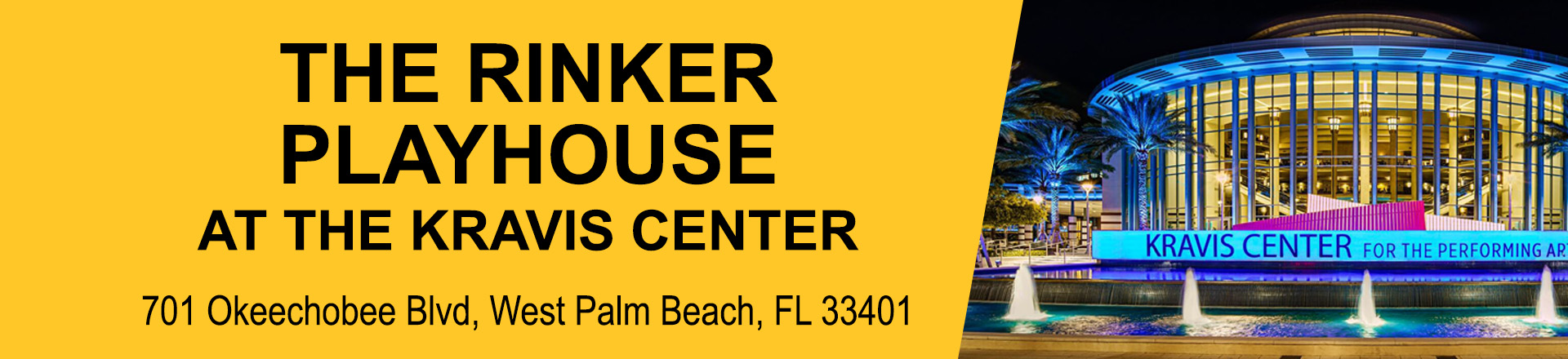 Schedule – Rinker Playhouse